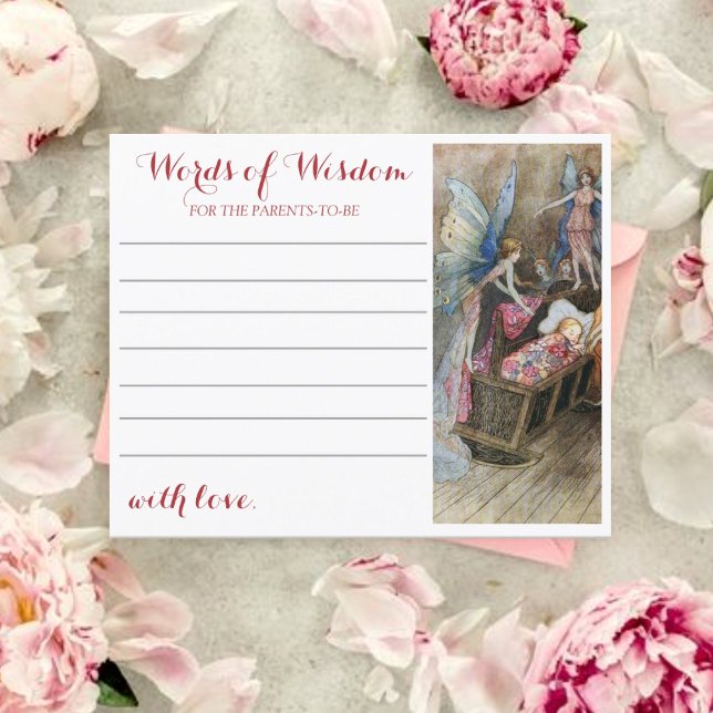 Tarjeta de asesoramiento de Baby Shower para bebes (Subido por el creador)