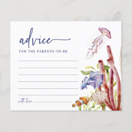 Tarjeta de asesoramiento de Baby Shower personaliz