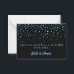 Tarjeta de asesoramiento de Boda de Relieve metali<br><div class="desc">Esta es la tarjeta de presentación Blank Elegant Gold Purpurina Faux Relieve metalizado Boda Advice Card. Esta carta con su purpurina de oro. Es perfecto como tarjetas de boda,  tarjetas de visita y más. Haga clic en el botón personalizar it para personalizar el diseño.</div>