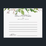 Tarjeta de asesoramiento de Boda floral Peony en i<br><div class="desc">Esta tarjeta blanca de consejos bodas florales para peones de invierno es perfecta para un boda moderno. El diseño presenta bellas peonías blancas dibujadas a mano que se unen en ramos de pezuñas con brotes de borgoña y hojas verdes. Estas tarjetas son perfectas para un boda, una ducha de novia,...</div>