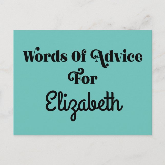 Tarjeta de asesoramiento de graduación para invita (Anverso)