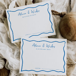 Tarjeta de asesoramiento Dolce Vita Bridal Shower