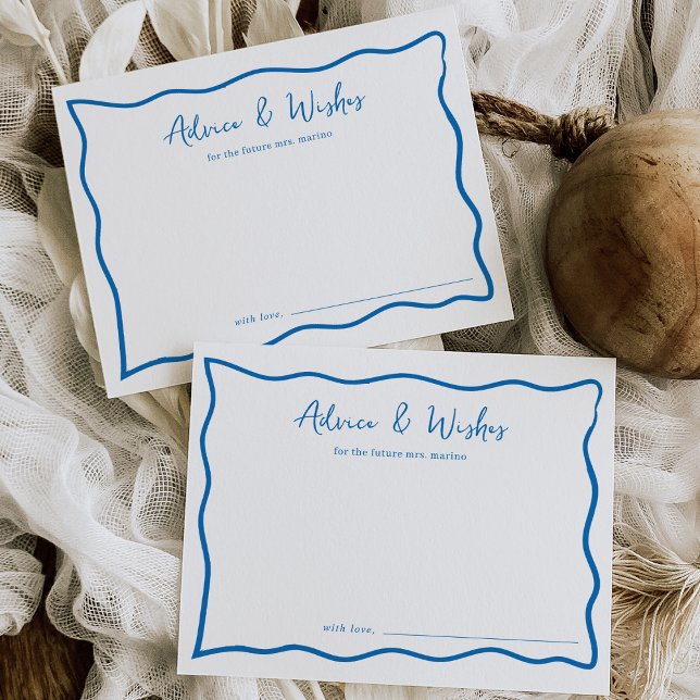 Tarjeta de asesoramiento Dolce Vita Bridal Shower (Subido por el creador)