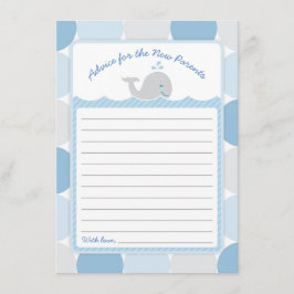Tarjeta de asesoramiento para Baby Shower de balle