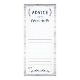 Tarjeta de asesoramiento para futuros padres, Baby