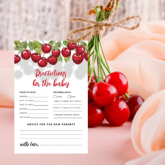 Tarjeta de asesoramiento y predicciones de Baby Sh (Subido por el creador)