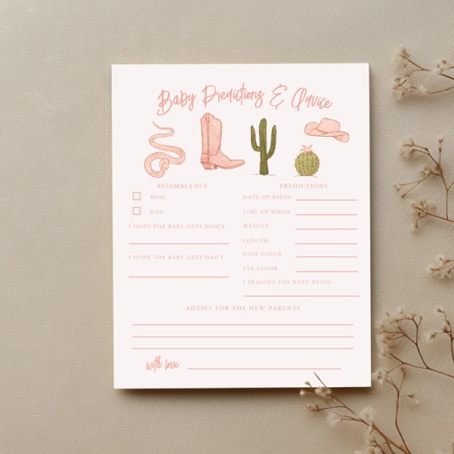 Tarjeta de asesoramiento y predicciones para bebés (Subido por el creador)