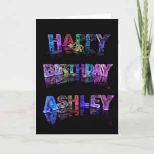 Tarjeta de Ashley del feliz cumpleaños