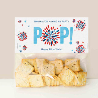 Tarjeta De Asiento 4 de julio Cumpleaños Partido Trata a los Toppers