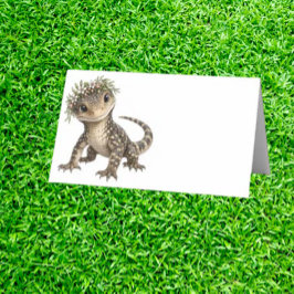 Tarjeta De Asiento Acuarela Goanna Party