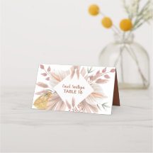 acuarela rústica boho hierba de pampas boda 