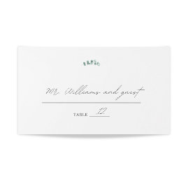 Tarjeta De Asiento Adelaide Boda Watercolor Eucalyptus