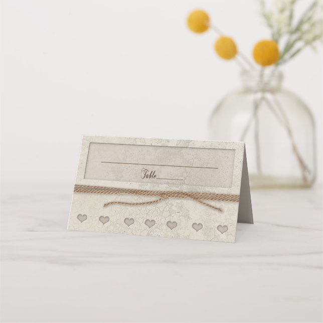 Tarjeta De Asiento Amarramos el nudo coincidiendo (Anverso)