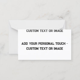 Tarjeta De Asiento Añadir tu toque personal - Regalos de Personalizab