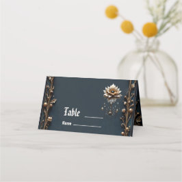 Tarjeta De Asiento Araña de Boda – Guardiana de la Flor de la Luna.