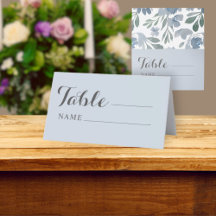 Asientos Rustic Dusty Blue & Floral Boda