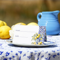 Azulejos italianos azules de Amalfi limones nombre