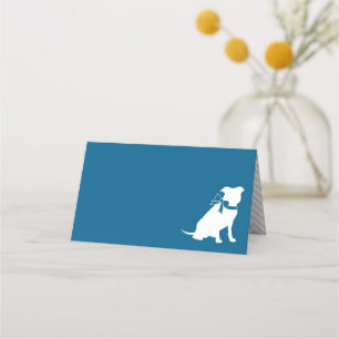 Tarjeta De Asiento Baby Shower de Bulldog Pit