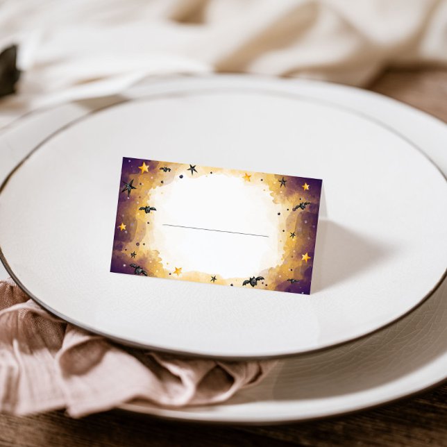 Tarjeta De Asiento Baby Shower de Halloween, un poco de Baby Shower (Subido por el creador)