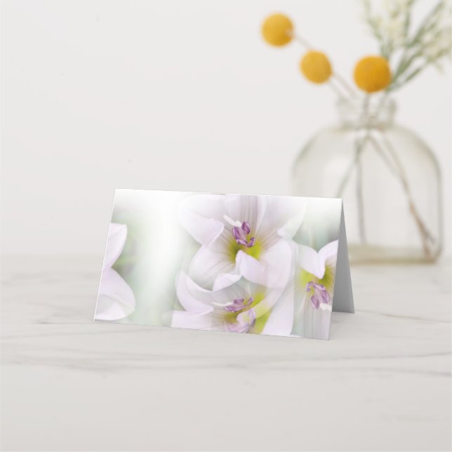 Tarjeta De Asiento baile de flores (Anverso)
