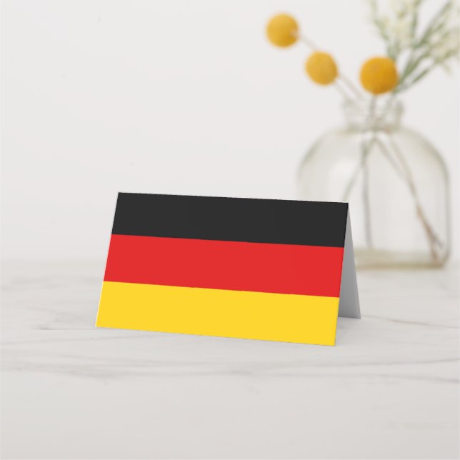 Tarjeta De Asiento Bandera de Alemania (Anverso)