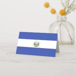 Tarjeta De Asiento Bandera de El Salvador
