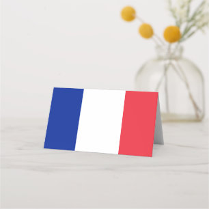 Tarjeta De Asiento Bandera de Francia
