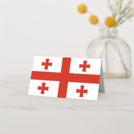 Tarjeta De Asiento Bandera de Georgia