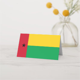 Tarjeta De Asiento Bandera de Guinea-Bissau