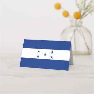 Tarjeta De Asiento Bandera de Honduras