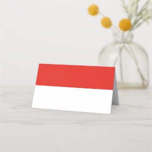Tarjeta De Asiento Bandera de Indonesia
