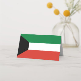 Tarjeta De Asiento Bandera de Kuwait