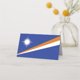 Tarjeta De Asiento Bandera de las Islas Marshall