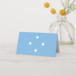 Tarjeta De Asiento Bandera de los Estados Federados de Micronesia