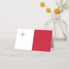 Tarjeta De Asiento Bandera de Malta