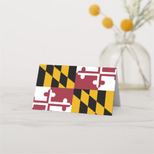 Tarjeta De Asiento Bandera de Maryland