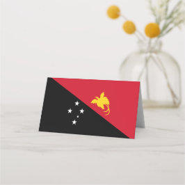 Tarjeta De Asiento Bandera de Papúa Nueva Guinea