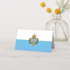 Tarjeta De Asiento Bandera de San Marino
