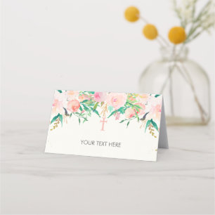 Tarjeta De Asiento Baptism Christening Place Card