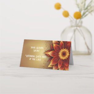Tarjeta De Asiento Bloom Eterno: Una celebración eterna del amor