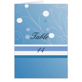 Tarjeta de asiento BlueTable