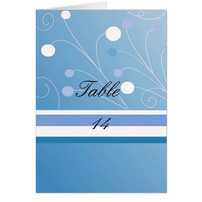 Tarjeta de asiento BlueTable (Frente)