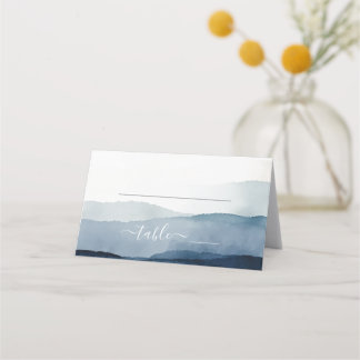 Tarjeta De Asiento Boda acuático náutico