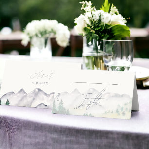 Tarjeta De Asiento Boda de boho ruso colorado
