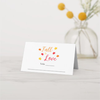 Tarjeta De Asiento Boda de enamorados