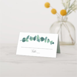 Tarjeta De Asiento Boda de Eucalyptus