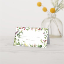 Boda de flores silvestres de verano moderno