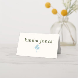 Tarjeta De Asiento Boda de flores silvestres rústicas elegantes flora