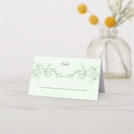 Tarjeta De Asiento Boda de flores sin tiempo