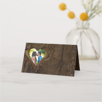 Boda de fotografía de Rustic Wood Heart
